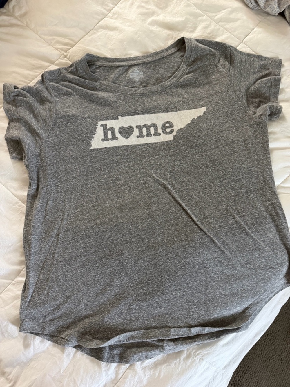 Tennessee Home Gray Tee